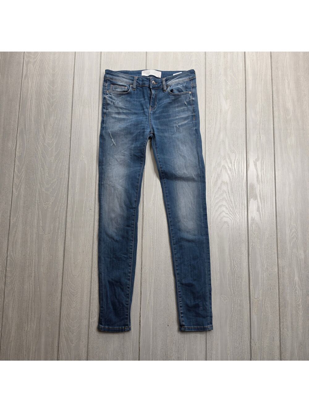 Iro jeans Blue Distressed Nyril Ajuste Skinny Jeans Size 26